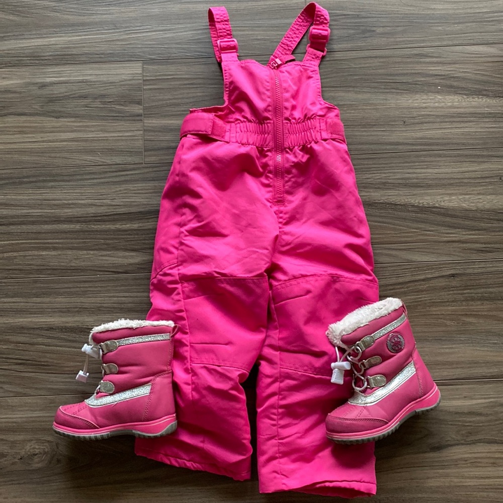 Snow pants and Boots Bundle